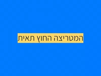 המטריצה החוץ תאית במוח והתפתחות אוטיזם המטריצה החוץ תאית במוח והתפתחות אוטיזם